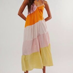 SOLD OUT Free People ‘what is love’ Maxi Dress with Strappy Back XS